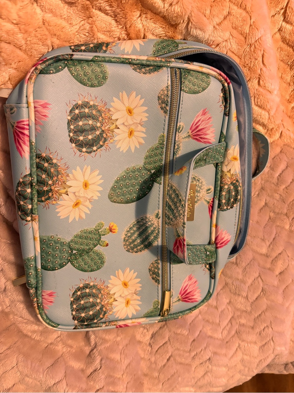 Rose Lake Cactus Floral Bible Cover